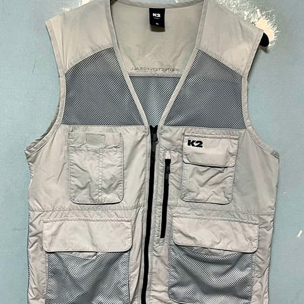 K2 케이투 남자 등산조끼 여름 매쉬 유틸리티 레저룩 M 95