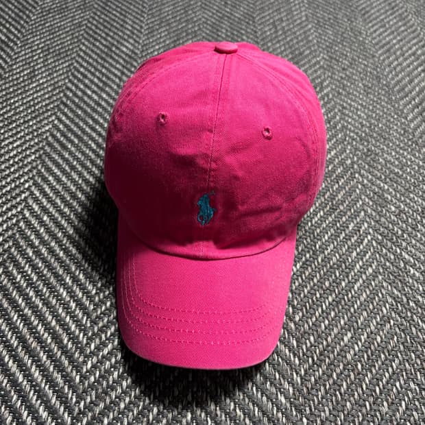 폴로 랄프로렌 핑크 볼캡(OS)