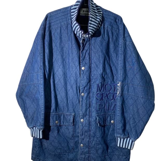 piaa 퀄팅 데님 파카