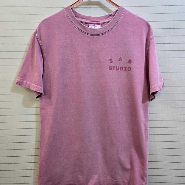 IAB STUDIO 반팔 티셔츠 핑크