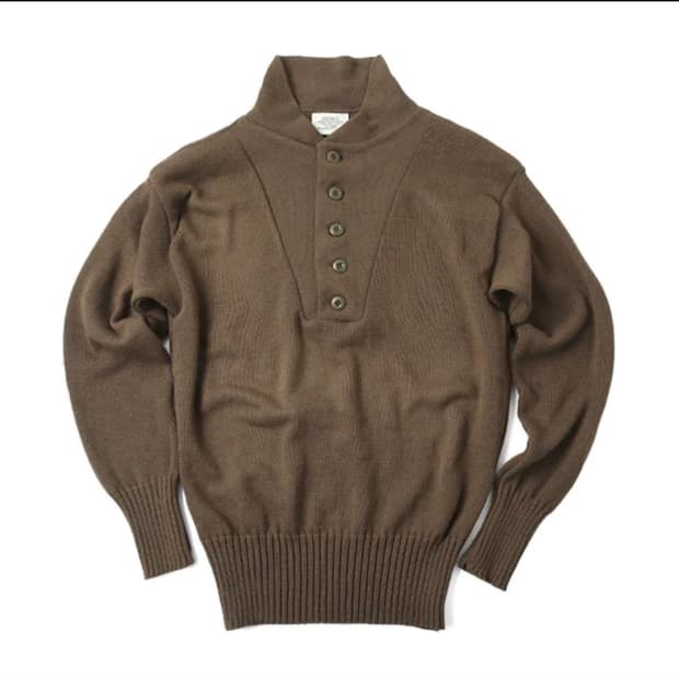 US ARMY 90's DSCP 미군 5버튼 스웨터M(38-40)