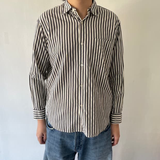 코모리 스트라이프 셔츠