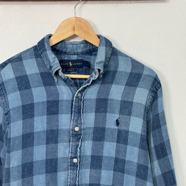 폴로 랄프로렌 체크 셔츠/S14