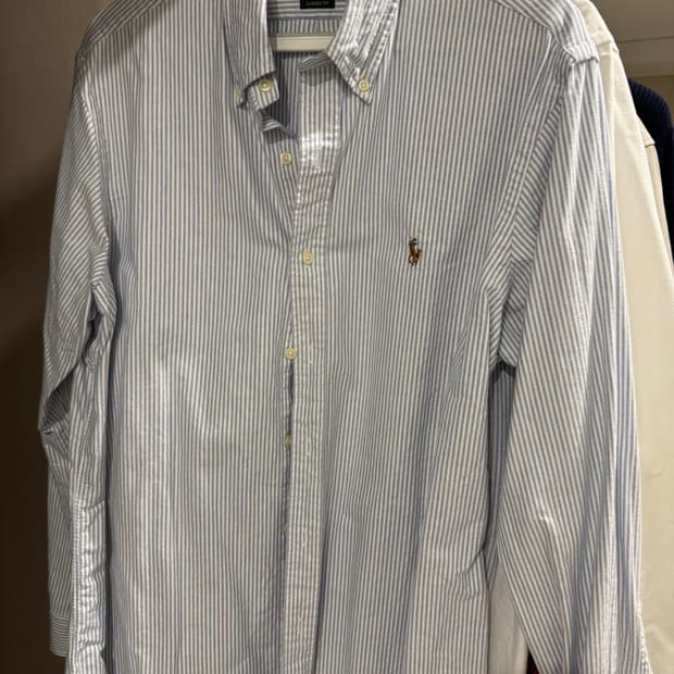 폴로 스트라이프 셔츠 라지