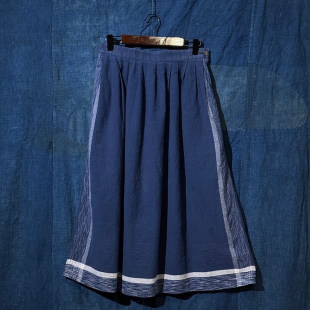 25inch ) ISSEY SPORT Indigo Flare Skirt