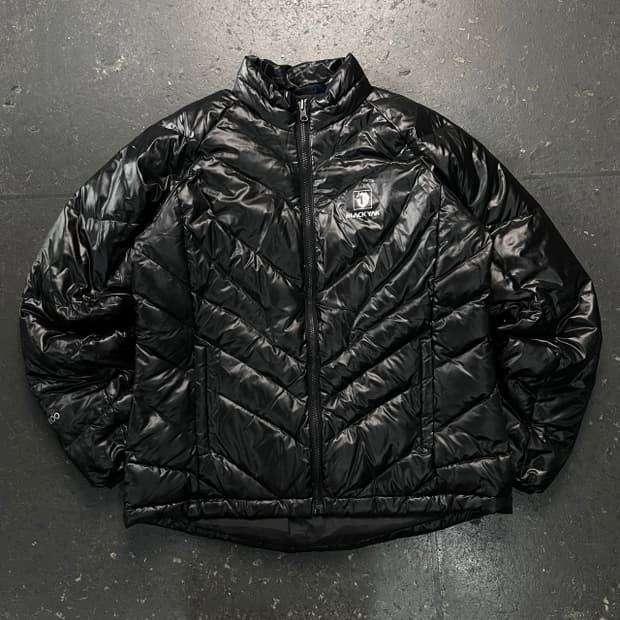 100 블랙야크 유광 경량패딩