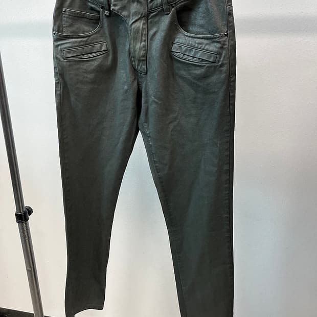 32) 발망 카키 코팅진 