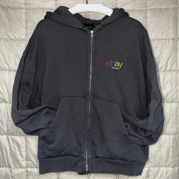 발렌시아가 / Balenciaga - Ebay Zip-Up Hoodie