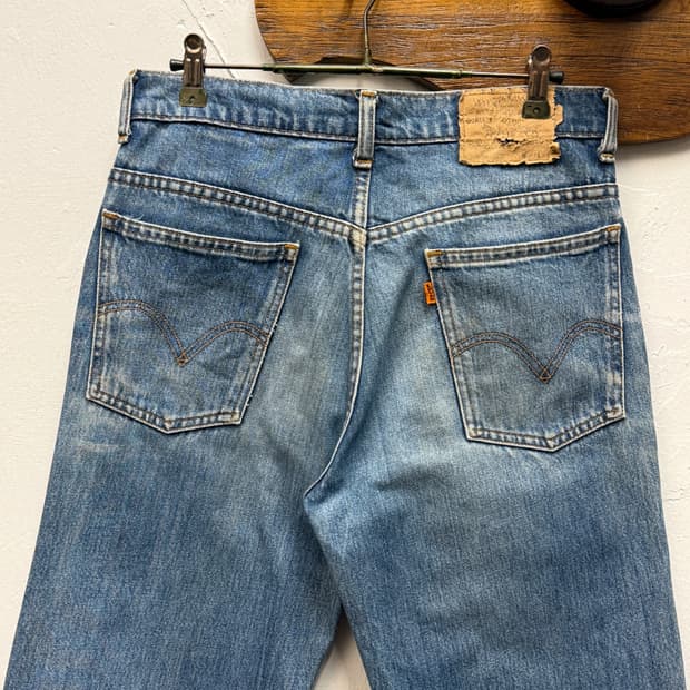 80s Levi's 515 Orange Tab Straight Denim