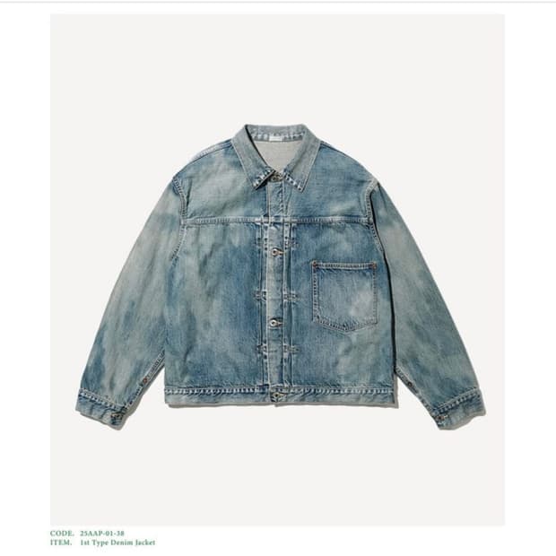 아프레쎄 25AW 1st Type Denim Jacket 1st