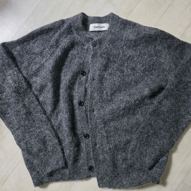 토니웩 모헤어 가디건 L