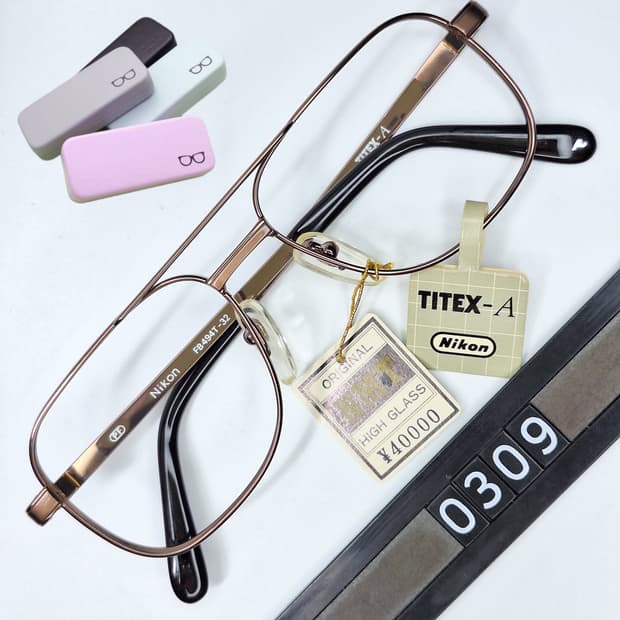 빈티지 하이엔드 안경테 니콘 Nikon FB494T-32 TITEX-A