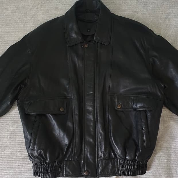 빈티지 양가죽 봄버 자켓 점퍼