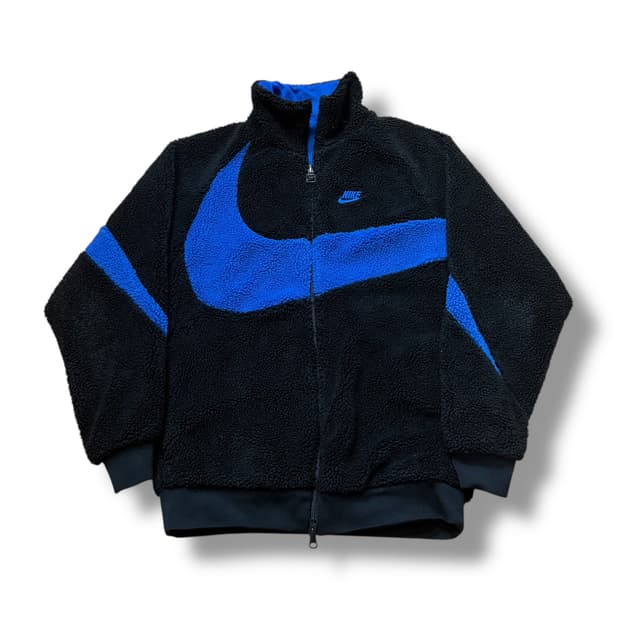 Nike 스우시 리버서블 셰르파 자켓