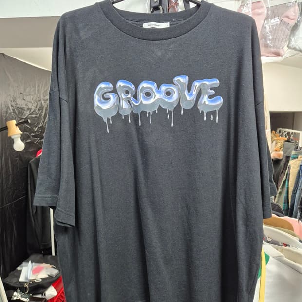 Wego standard Groove 레터링 반팔티