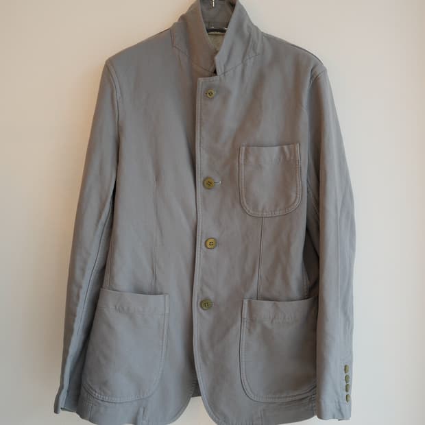 Warm grey poly jacket