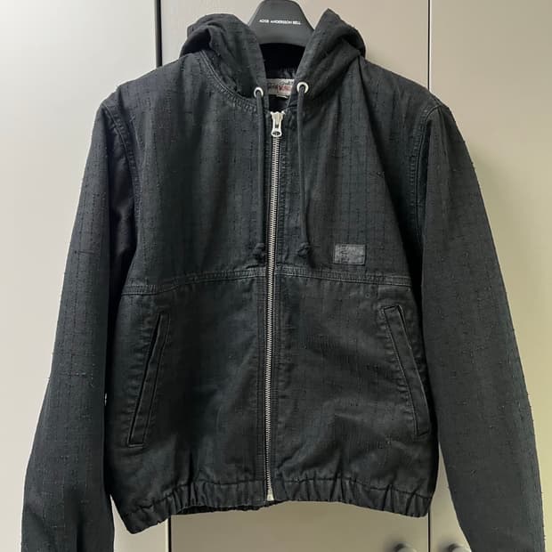 스투시 워크 자켓 CANVAS NEEDLE PUNCH - S사이즈