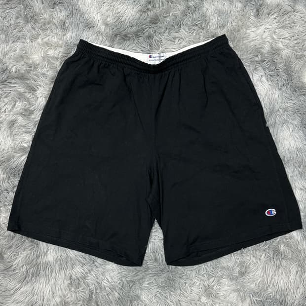 챔피온 면 반바지 블랙 XL