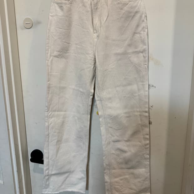 Recto 렉토 크림 데님 팬츠