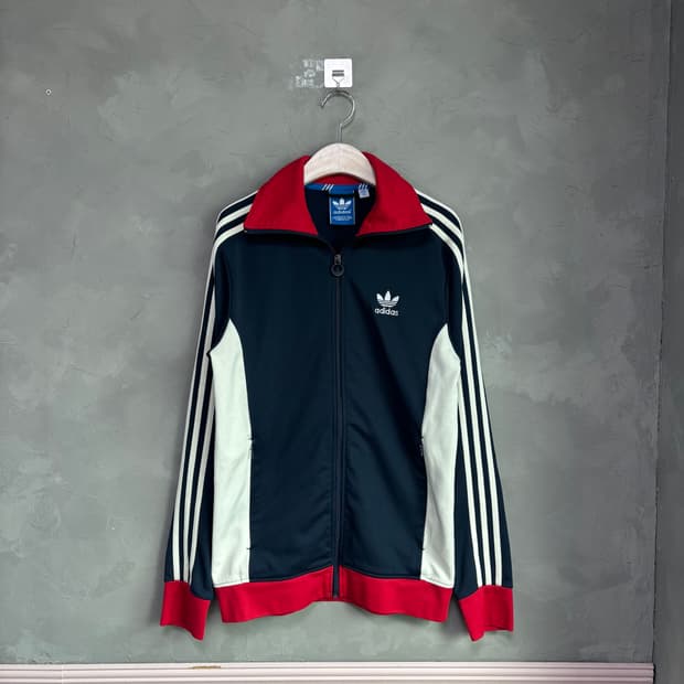 아디다스 유로파 져지 트랙탑 네이비 흰빨