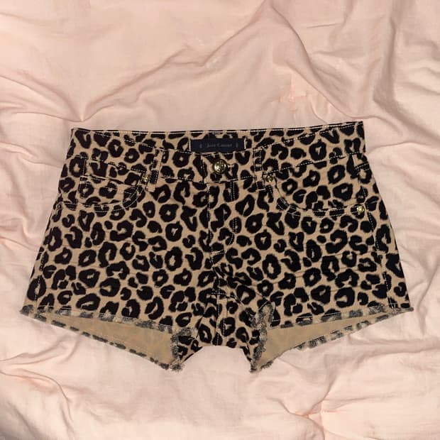 juicy couture 쥬시 꾸뛰르 레오파드 쇼츠 호피숏팬츠오네갸루