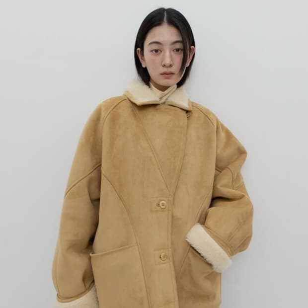 [GBH] 시어링 무스탕 코트