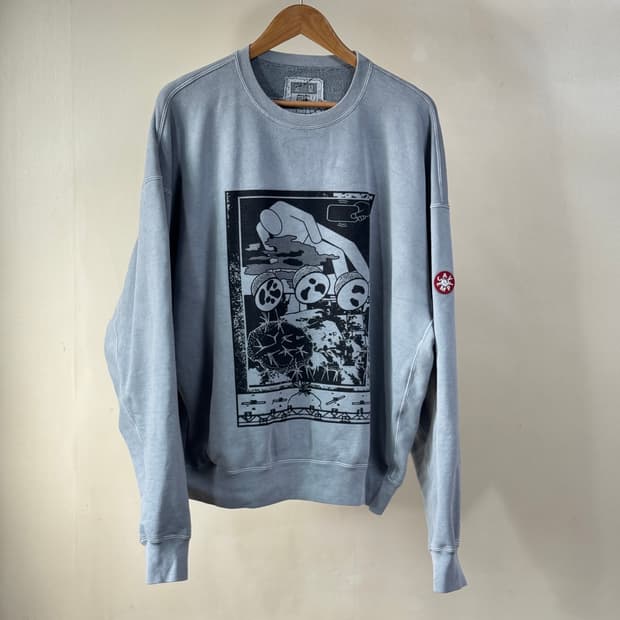 (XL) 카브엠트 프린티드 스웻셔츠