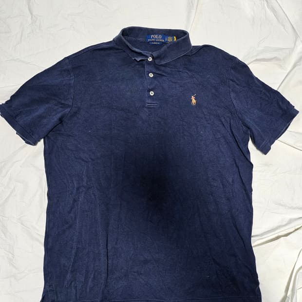 폴로랄프로렌 네이비 pk티 카라티 L