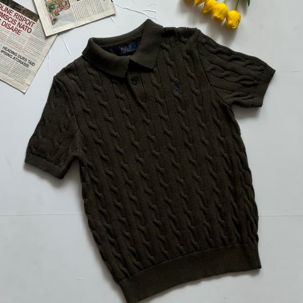 Polo 폴로랄프로렌 신형 QR 케이블 니트