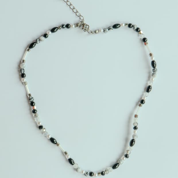 [handmade] 데일리 모노톤 목걸이