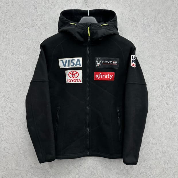 90 스파이더 도요타 남자 후리스 후드집업 자켓