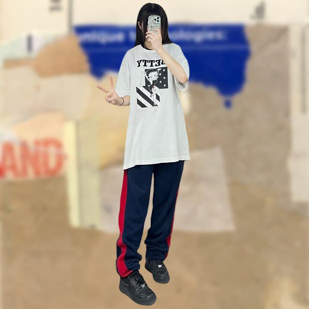 베티붑 프린팅 반팔티