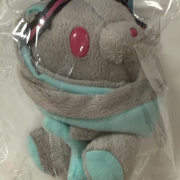 범용토끼 하츠네 미쿠 회색 키링