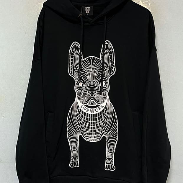 라이프워크 남자 후드맨투맨 추동 빅라독 오버핏 L 100 