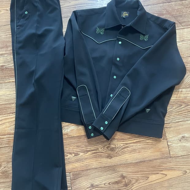 니들스 카우보이 자켓 팬츠 세트