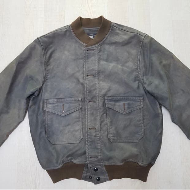 L) RRL A1 보머 자켓