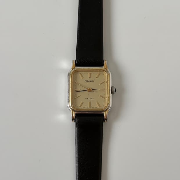 1980s Chandor Combi Square Ladies Quartz