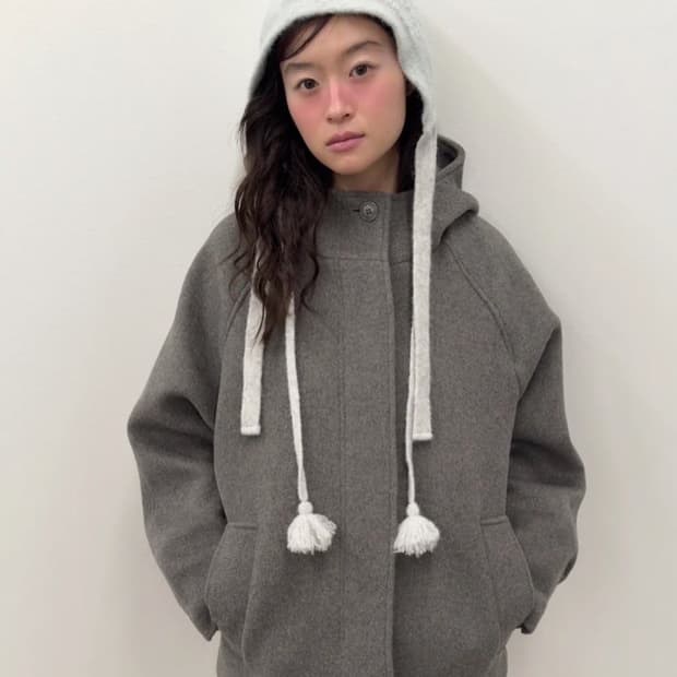 타입서비스 하프 코트 그레이 