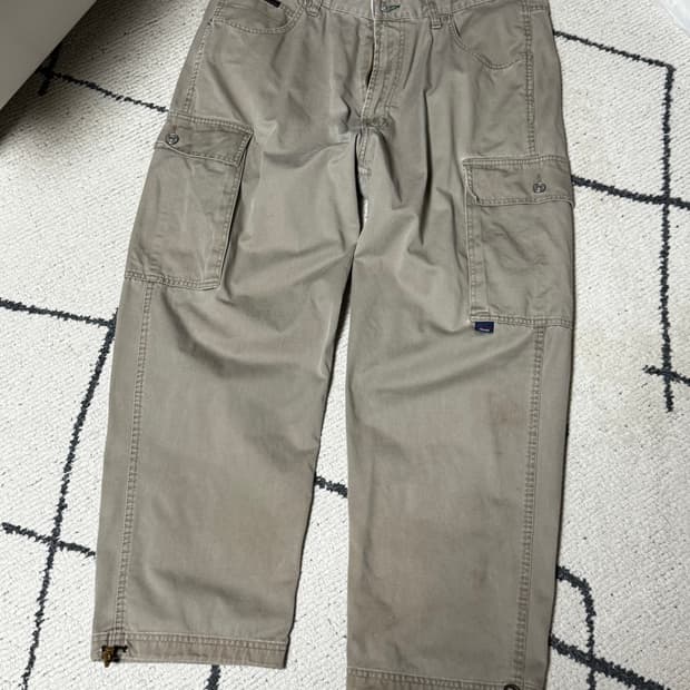 타미힐피거 베이지 팬츠 카고바지