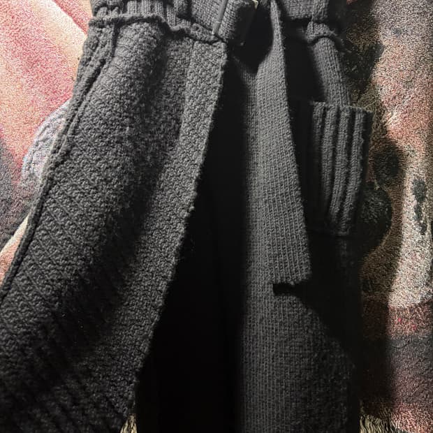 Yohji yamamoto wool skirt