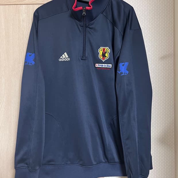 아디다스 올드 일본 국대 트레이닝탑 축구