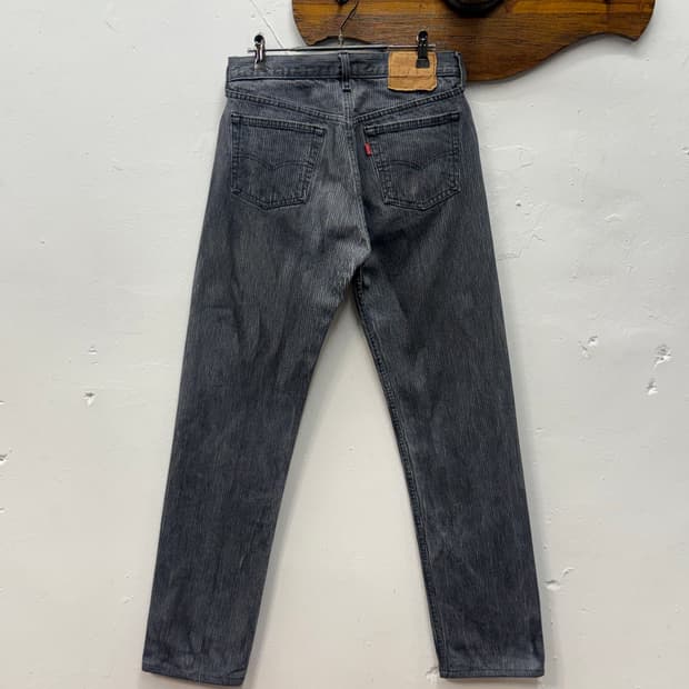 80s USA Levi’s 501 Hickory Stripe Denim 