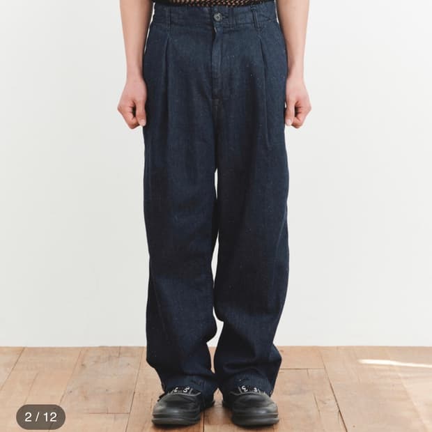 Amaiyuutsu Nep Denim Wide Pants_2size