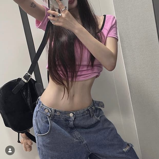 디스트로이드 데님 팬츠