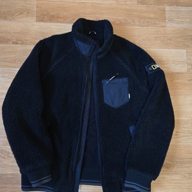 내셔널지오그래픽 남성 플리스 양털 기모 자켓