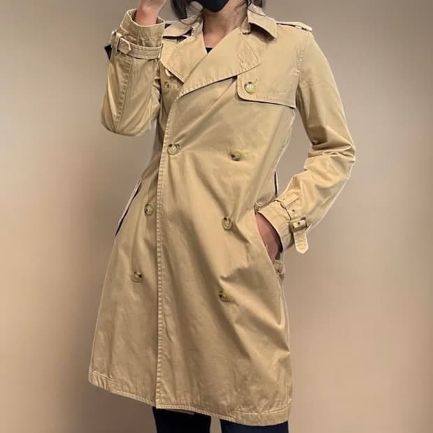 USA 랄프로렌 하프 트렌치 코트