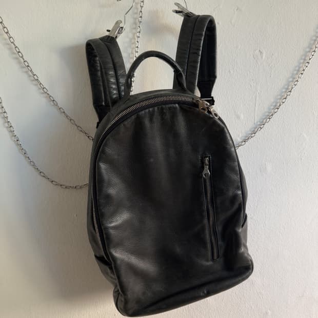 killspencer 아티저널 레더 riri지퍼 백팩