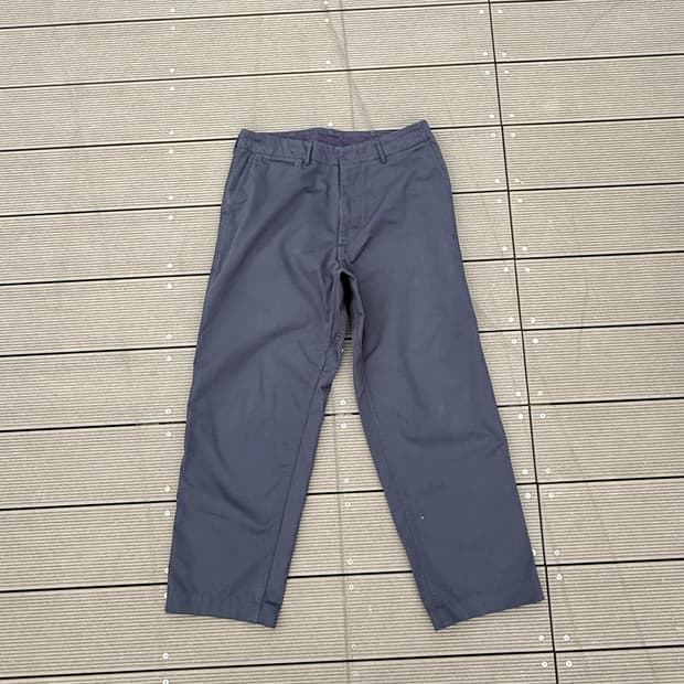 (34)나나미카 와이드 치노 팬츠 네이비