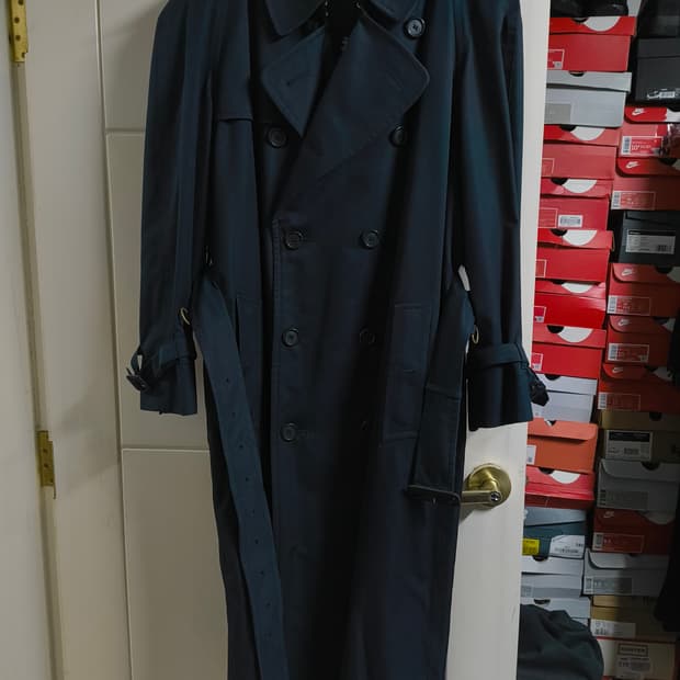 버버리 트렌치코트 네이비 52L