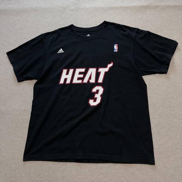 아디다스 마이애미 히트 드웨인 웨이드 반팔